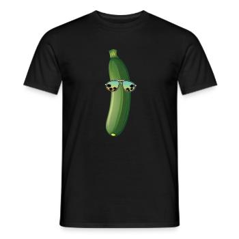 Zucchini Sonnenbrille - Männer T-Shirt - Schwarz - Vorne - AI Model Male 178 light (178cm)