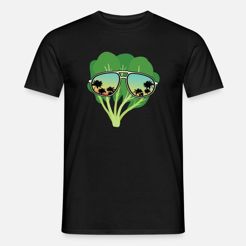 Spinat Sonnenbrille - Männer T-Shirt - Schwarz