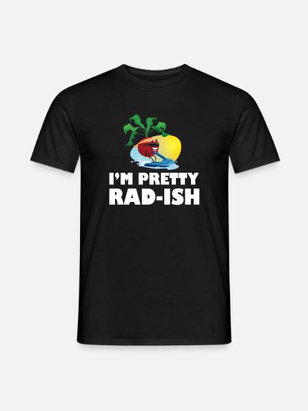 Radieschen Wassersport - Männer T-Shirt - Schwarz