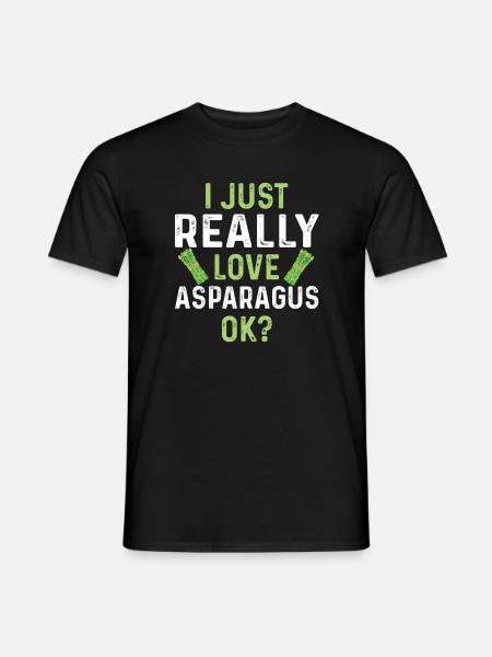 Asparagus Lover T-Shirt - Men's T-Shirt - black