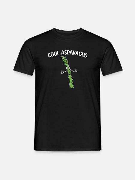 Cool Asparagus T-Shirt - Men's T-Shirt - black