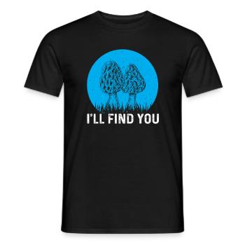Morels Gift - Men's T-Shirt - black - Front - AI Model Male 178 light (178cm)