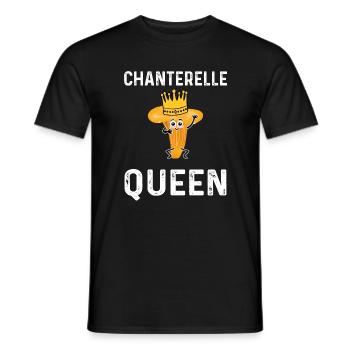 Pfifferling Königin - Männer T-Shirt - Schwarz - Vorne - AI Model Male 178 light (178cm)