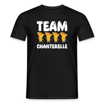 Team Pfifferling - Männer T-Shirt - Schwarz - Vorne - AI Model Male 178 light (178cm)