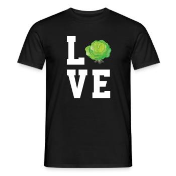 Liebe Kohl - Männer T-Shirt - Schwarz - Vorne - AI Model Male 178 light (178cm)