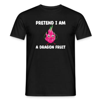 Drachenfrucht Shirt - Männer T-Shirt - Schwarz - Vorne - AI Model Male 178 light (178cm)
