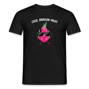 Coole Drachenfrucht - Männer T-Shirt - Schwarz - Vorne - AI Model Male 178 light (178cm)