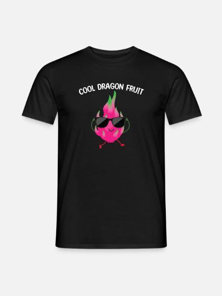 Cool dragon fruit - Men's T-Shirt - black
