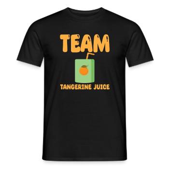 Team Jus de Mandarine - T-shirt homme - noir - Devant - AI Model Male 178 light (178cm)