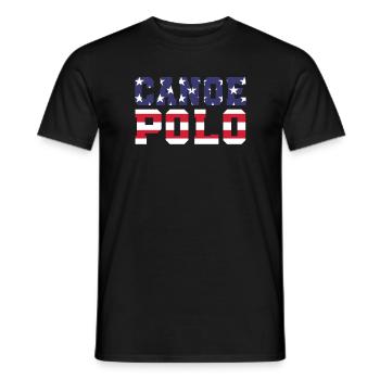 Kanupolo États-Unis - T-shirt homme - noir - Devant - AI Model Male 178 light (178cm)
