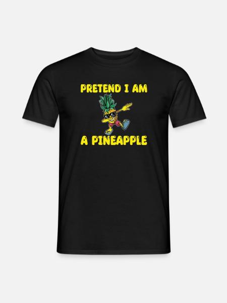 Dabbing Pineapple Shirt - Men's T-Shirt - black