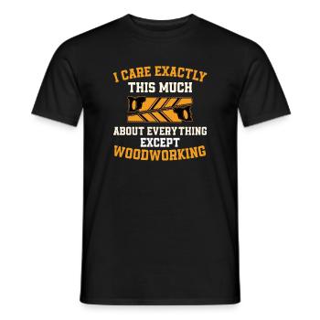 Holzarbeiter Geschenk - Männer T-Shirt - Schwarz - Vorne - AI Model Male 178 light (178cm)