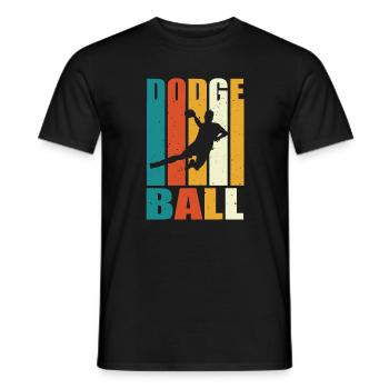 Dodgeball - T-shirt homme - noir - Devant - AI Model Male 178 light (178cm)
