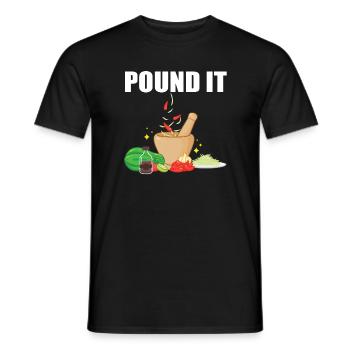 Papaya Salad - Männer T-Shirt - Schwarz - Vorne - AI Model Male 178 light (178cm)