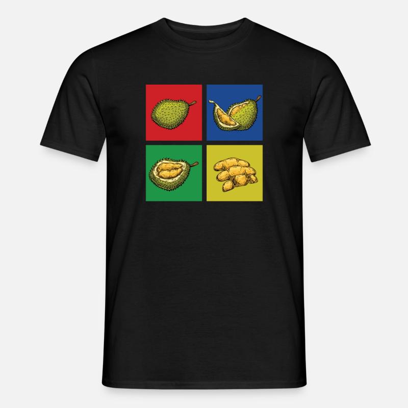 Durian - Männer T-Shirt - Schwarz