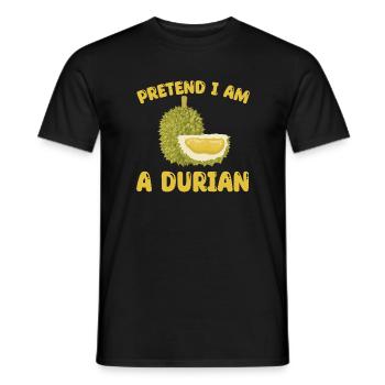 Durian - T-shirt homme - noir - Devant - AI Model Male 178 light (178cm)