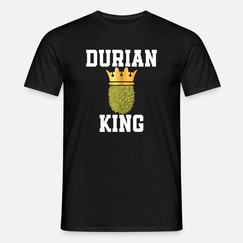 Durian König - Männer T-Shirt - Schwarz