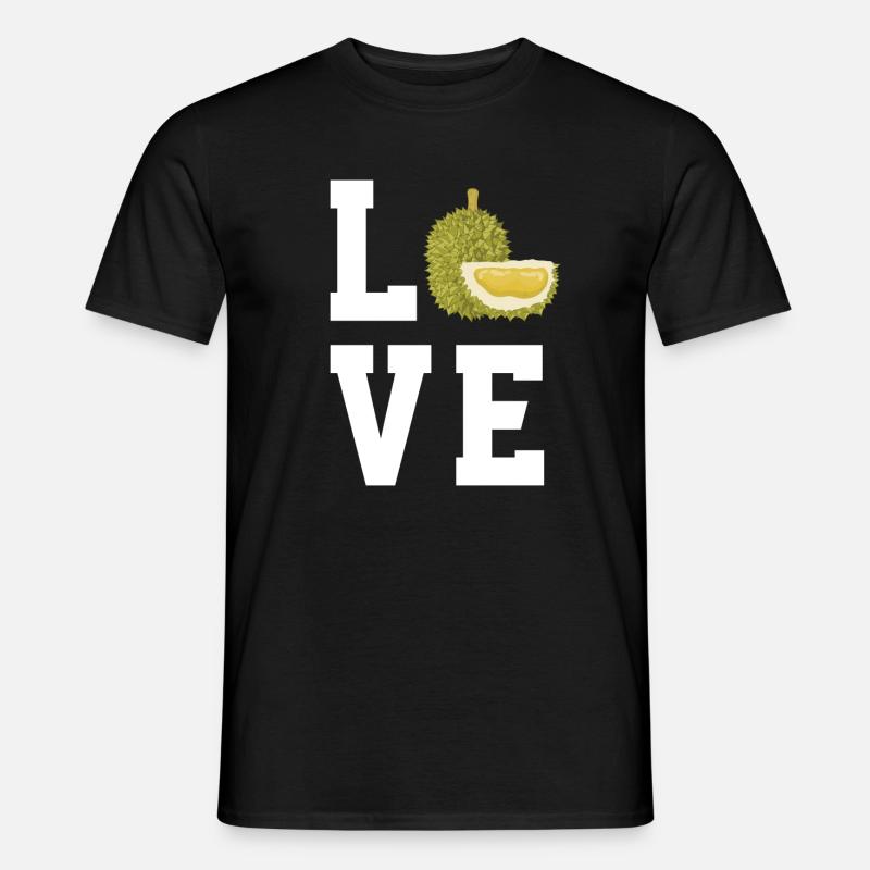 Durian - Männer T-Shirt - Schwarz