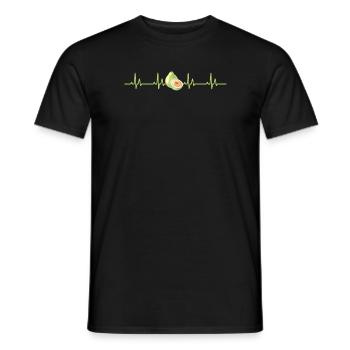 Pomelo Herzschlag - Männer T-Shirt - Schwarz - Vorne - AI Model Male 178 light (178cm)