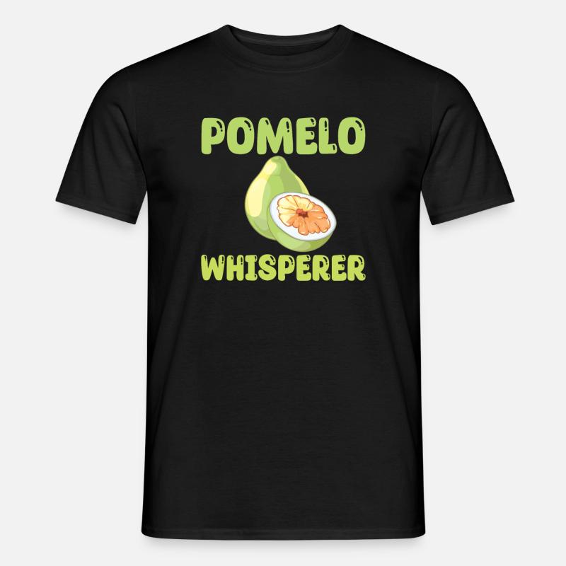 Pomelo Flüsterer - Männer T-Shirt - Schwarz