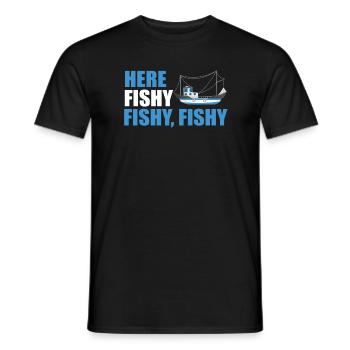 Fischkutter - Männer T-Shirt - Schwarz - Vorne - AI Model Male 178 light (178cm)