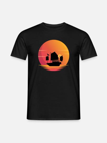 Chinese junk - Men's T-Shirt - black