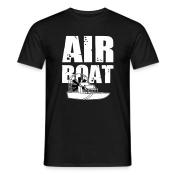 Conception d’hydroglisseur cool - T-shirt homme - noir - Devant - AI Model Male 178 light (178cm)