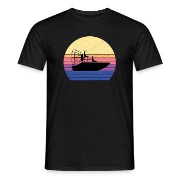 Hydroglisseur - T-shirt homme - noir - Devant - AI Model Male 178 light (178cm)