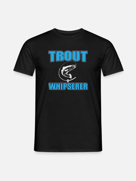 Trout Whisperer Fly Fishing - Men's T-Shirt - black