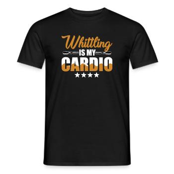 Schitzen is my cardio - Men's T-Shirt - black - Front - AI Model Male 178 light (178cm)