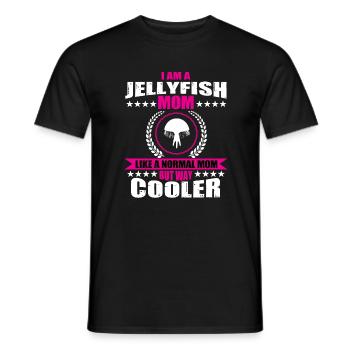 Lustige Quallen Mama - Männer T-Shirt - Schwarz - Vorne - AI Model Male 178 light (178cm)