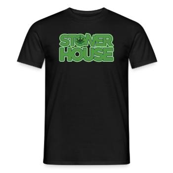 Stoner House Musik 420 - Männer T-Shirt - Schwarz - Vorne - AI Model Male 178 light (178cm)