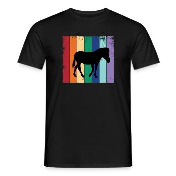 Zebra - Männer T-Shirt - Schwarz - Vorne - AI Model Male 178 light (178cm)