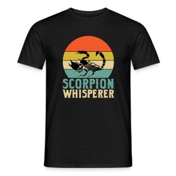 Chuchoteur de Scorpion - T-shirt homme - noir - Devant - AI Model Male 178 light (178cm)