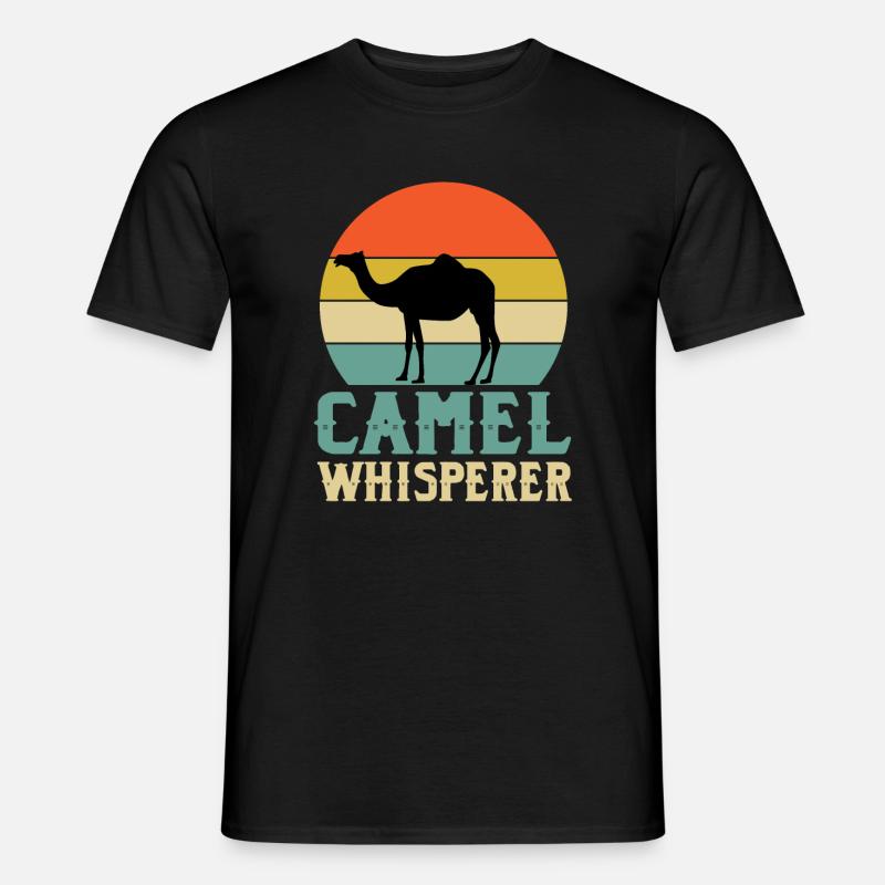Kamelflüsterer - Männer T-Shirt - Schwarz