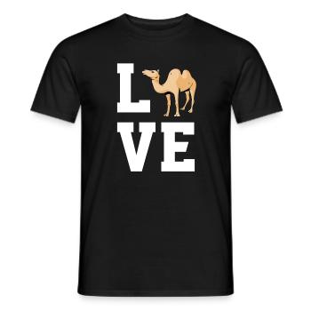 Dear Camels - Men's T-Shirt - black - Front - AI Model Male 178 light (178cm)