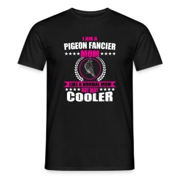 Lustige Taubenzüchter Mama - Männer T-Shirt - Schwarz - Vorne - AI Model Male 178 light (178cm)
