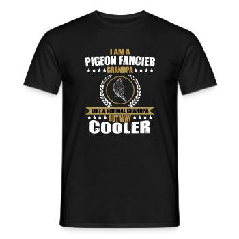 Taubenzüchter Opa - Männer T-Shirt - Schwarz - Vorne - AI Model Male 178 light (178cm)