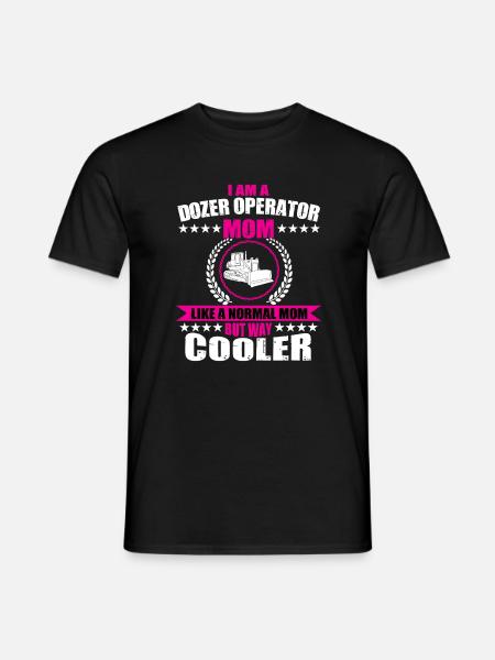 Bulldozer Mama - Men's T-Shirt - black
