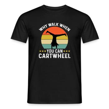 Roue - T-shirt homme - noir - Devant - AI Model Male 178 light (178cm)