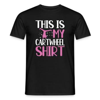 Das Ist Mein Radschlag Shirt - Männer T-Shirt - Schwarz - Vorne - AI Model Male 178 light (178cm)