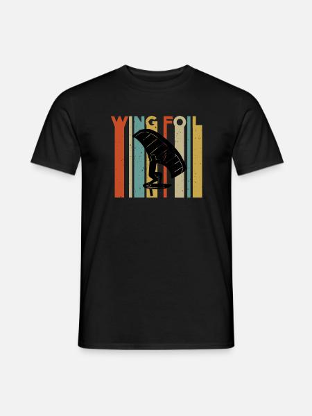 Wing Foil - Men's T-Shirt - black