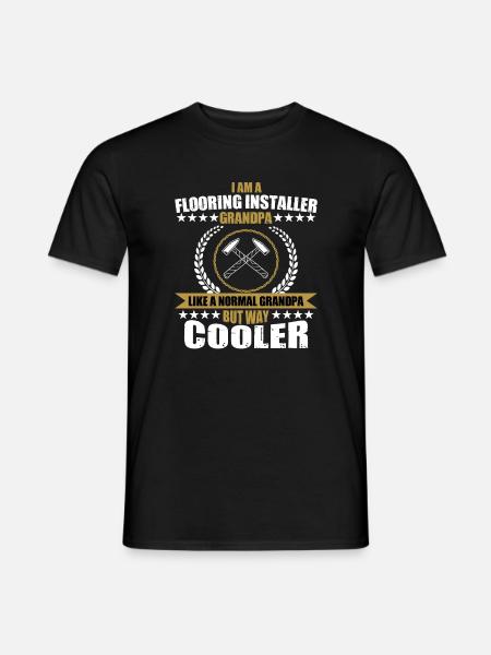 Great floorer grandpa - Men's T-Shirt - black
