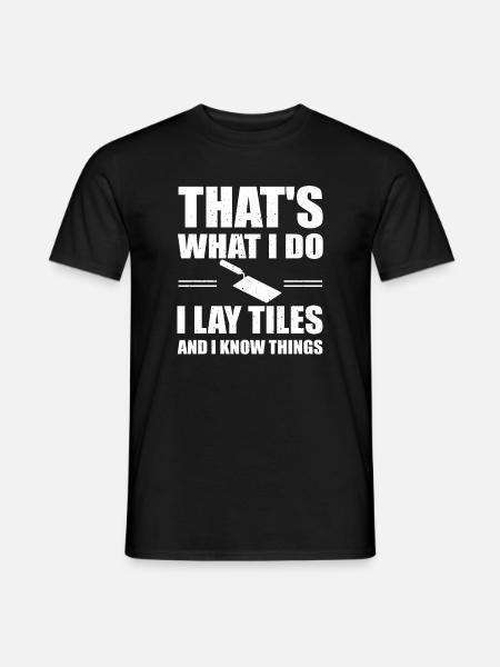 Tiler Gift - Men's T-Shirt - black