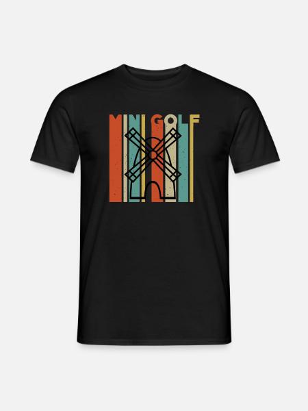 Minigolf Windmill - Men's T-Shirt - black