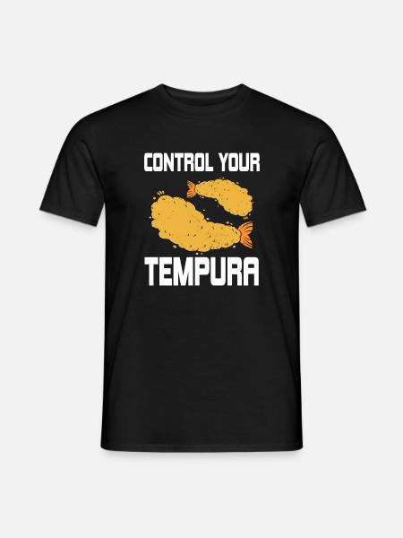Tempura - Männer T-Shirt - Schwarz