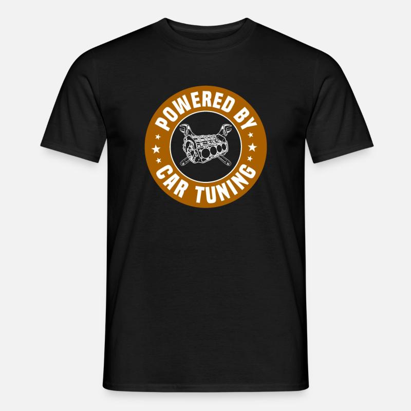 Powered By Autotuning - Men's T-shirt - black