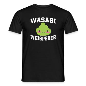 Wasabi Whisperer - Men's T-Shirt - black - Front - AI Model Male 178 light (178cm)