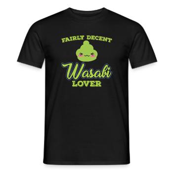 Wasabi - Men's T-Shirt - black - Front - AI Model Male 178 light (178cm)