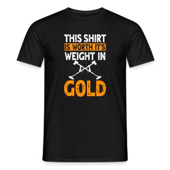 Détecteurs - T-shirt homme - noir - Devant - AI Model Male 178 light (178cm)